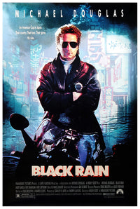 Black Rain 1989 - Michael Douglas - US - Classic Movie Poster