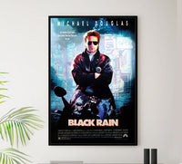 Black Rain 1989 - Michael Douglas - US - Classic Movie Poster