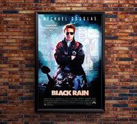 Black Rain 1989 - Michael Douglas - US - Classic Movie Poster