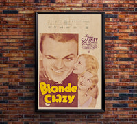 Blonde Crazy 1931 - James Cagney - US - Classic Movie Poster