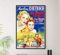 Blonde Venus 1932 - Cary Grant - France - Classic Movie Poster