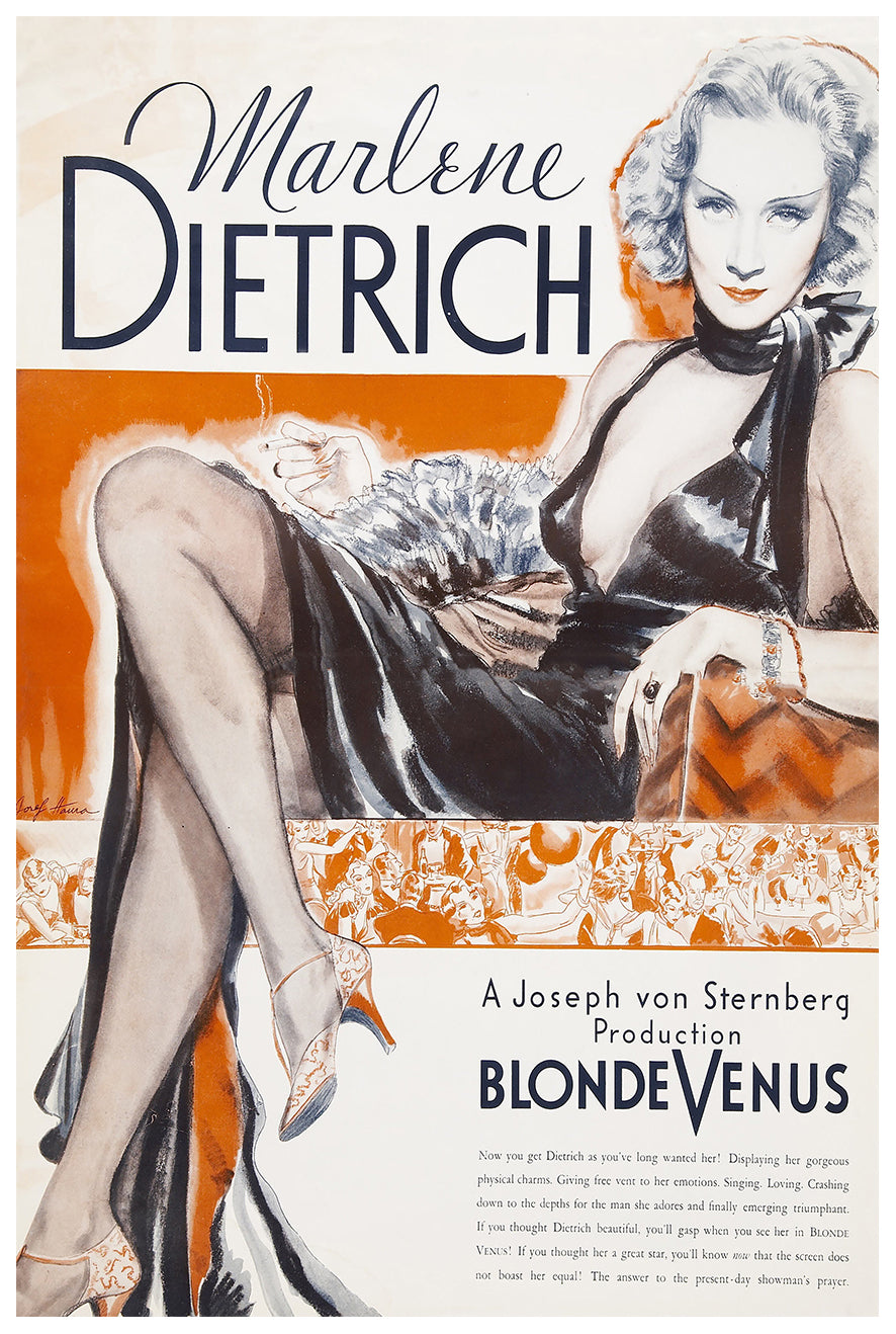 Blonde Venus 1932 - Cary Grant - US - Classic Movie Poster