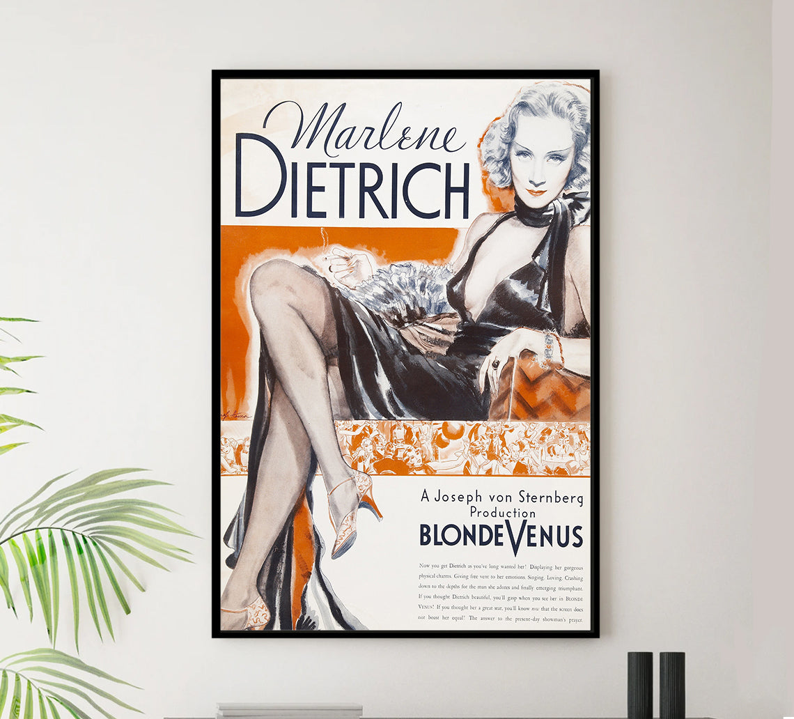 Blonde Venus 1932 - Cary Grant - US - Classic Movie Poster