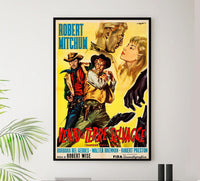 Blood on the Moon 1948 - Italian v4 - Robert Mitchum - Vintage Classic Movie Poster