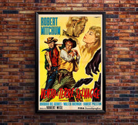 Blood on the Moon 1948 - Italian v4 - Robert Mitchum - Vintage Classic Movie Poster