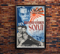 Blood on the Sun 1945 - James Cagney - Sweden - Classic Movie Poster