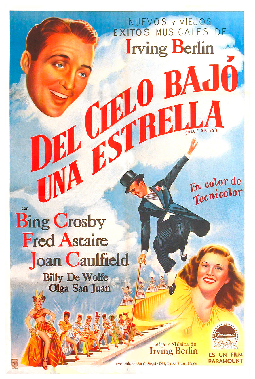 Blue Skies 1946 - Argentina - Classic Movie Poster