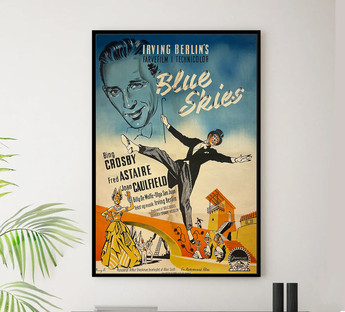 Blue Skies 1946 - Denmark - Classic Movie Poster
