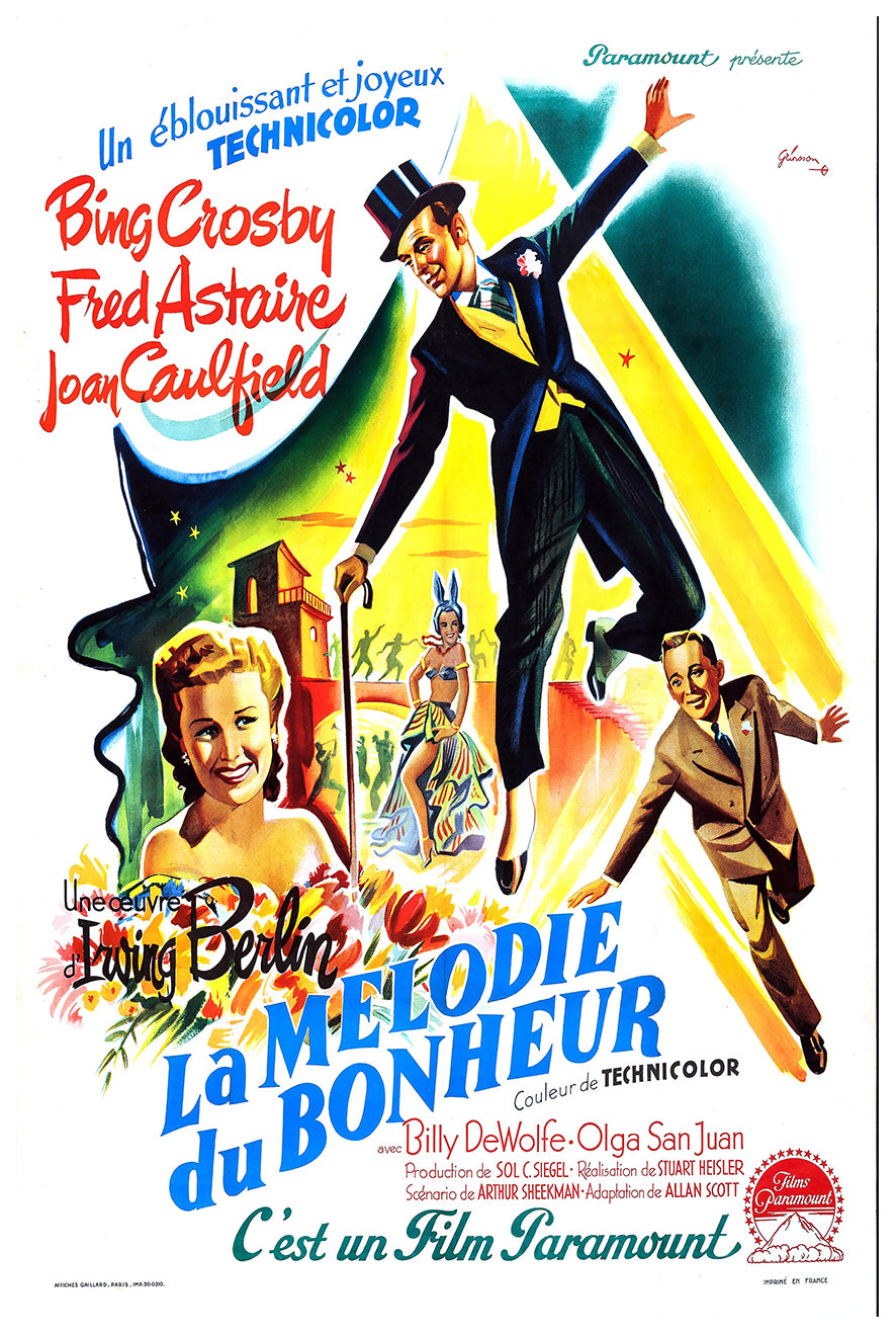 Blue Skies 1946 - France - Classic Movie Poster