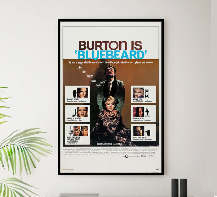 Bluebeard 1972 - Richard Burton - US - Classic Movie Poster