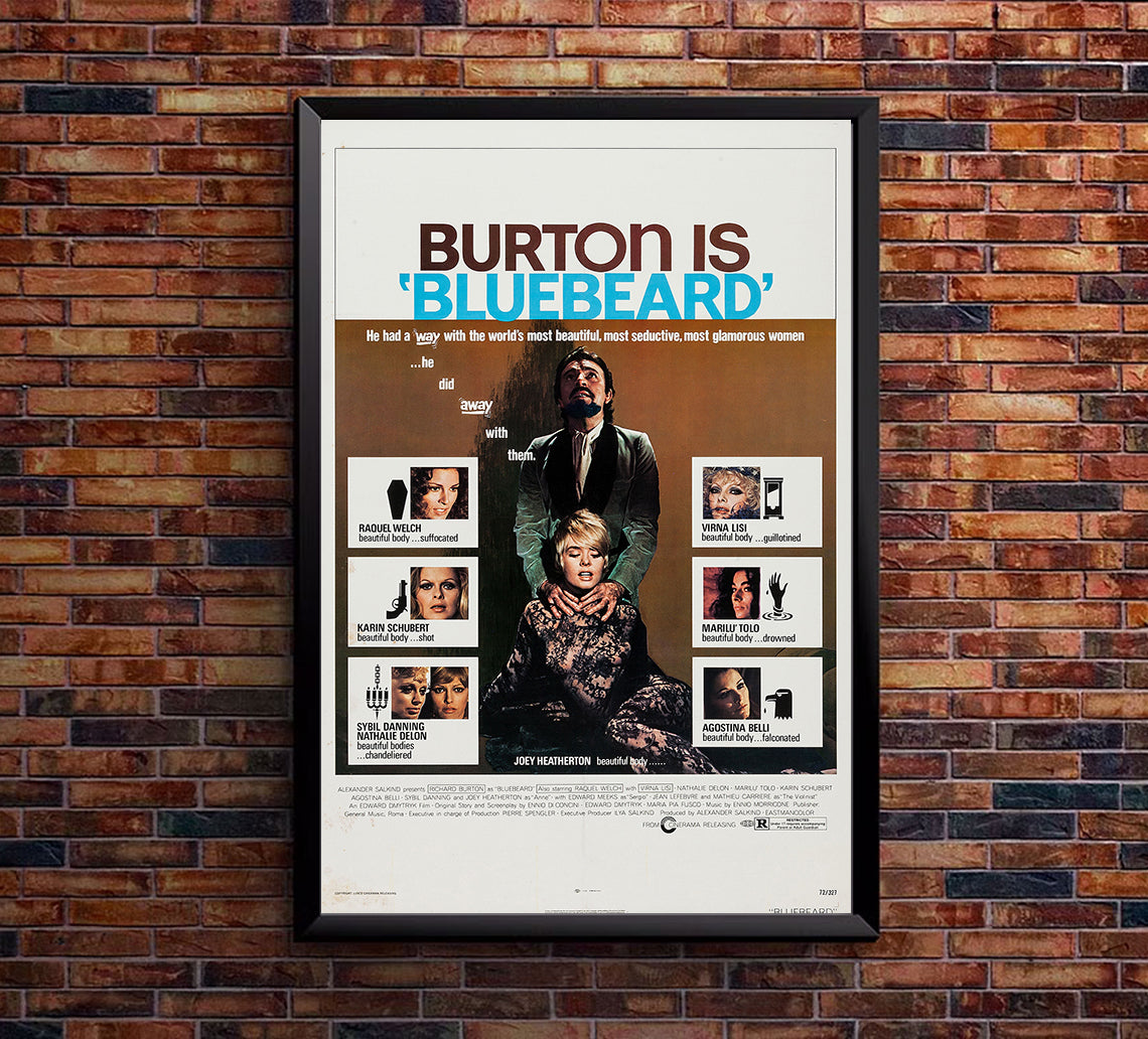 Bluebeard 1972 - Richard Burton - US - Classic Movie Poster