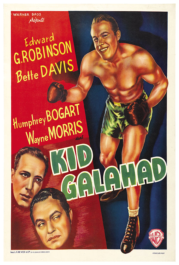 Kid Galahad - 1937 - Belgium - Vintage Movie Poster