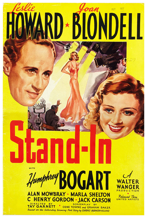 Stand-In - 1937 - Vintage Movie Poster