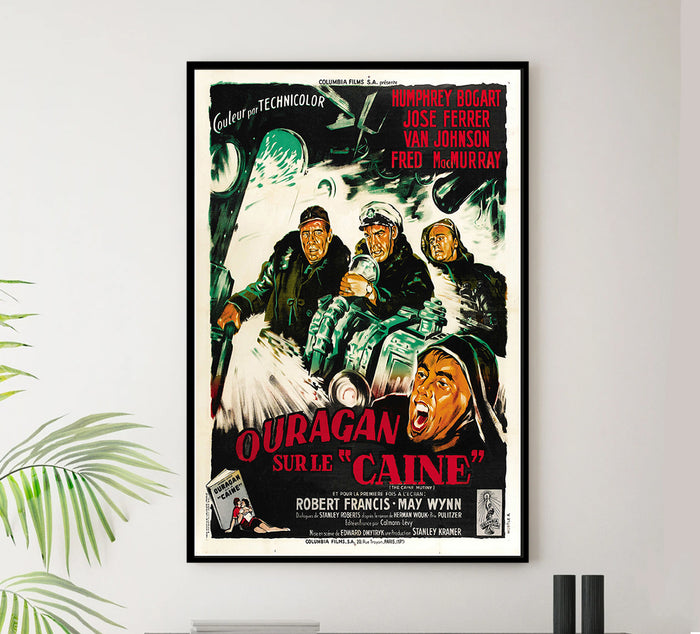 The Caine Mutiny - 1954 - French - Vintage Movie Poster