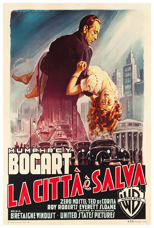 The Enforcer - 1951 - Italian - Vintage Movie Poster