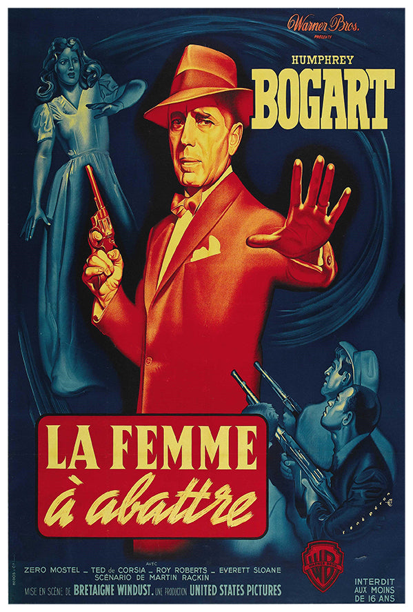 The Enforcer - 1951 - French - Vintage Movie Poster