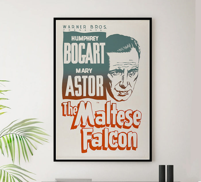 The Maltese Falcon - 1941 - US v2 - Vintage Movie Poster