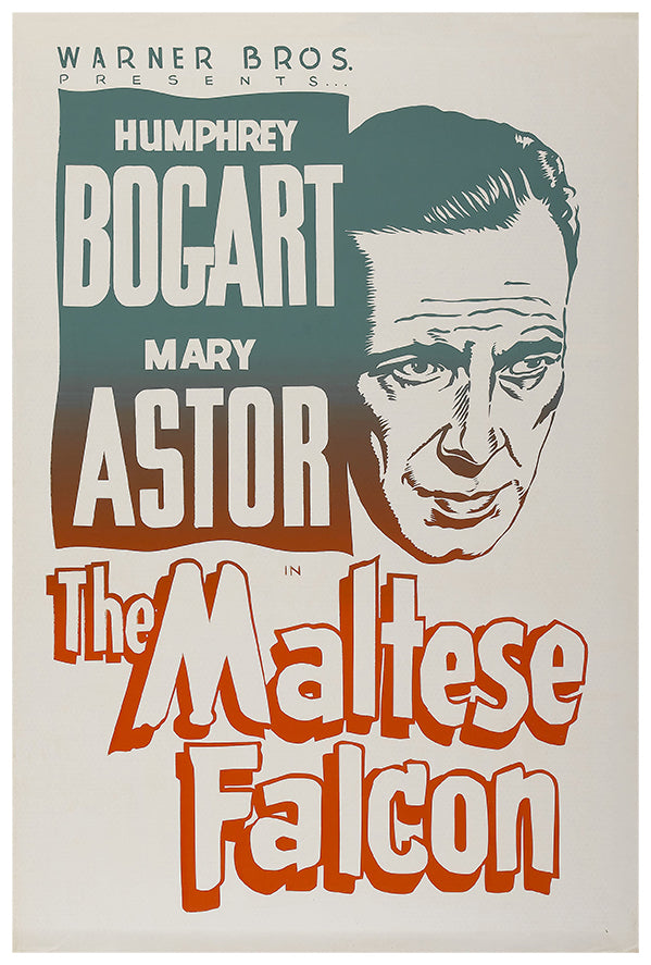 The Maltese Falcon - 1941 - US v2 - Vintage Movie Poster