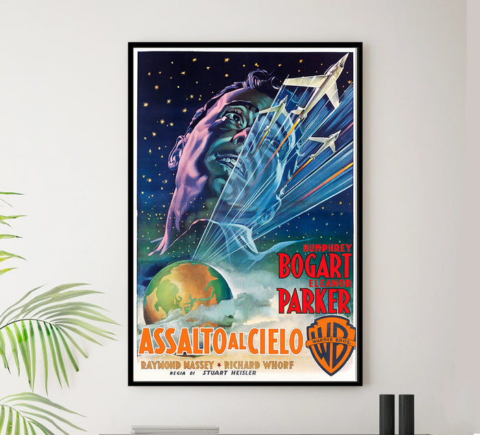 Chain Lightning 1950 - French - Vintage Movie Poster