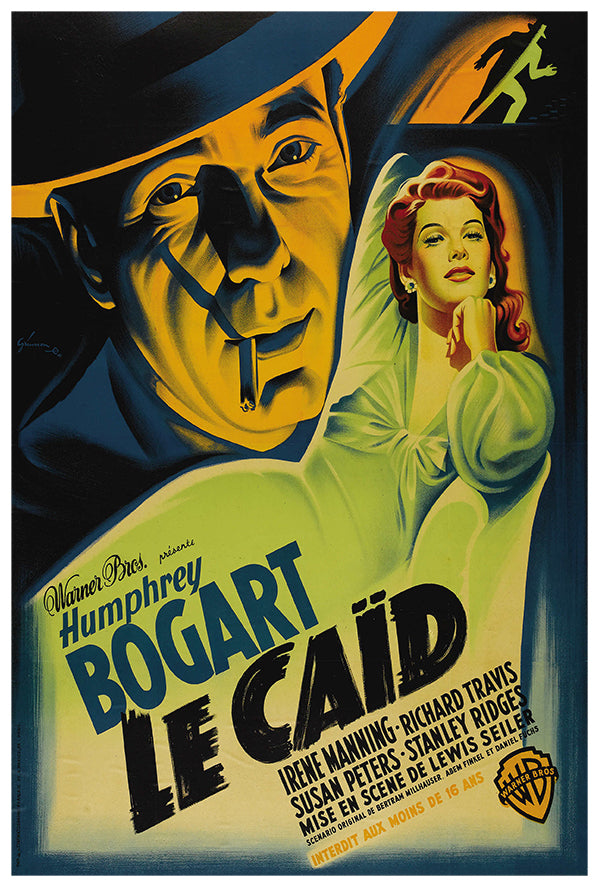 The Big Shot - 1942 - French - Vintage Movie Poster