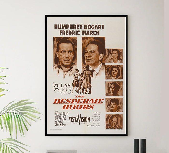 The Desperate Hour - 1955 - Vintage Movie Poster