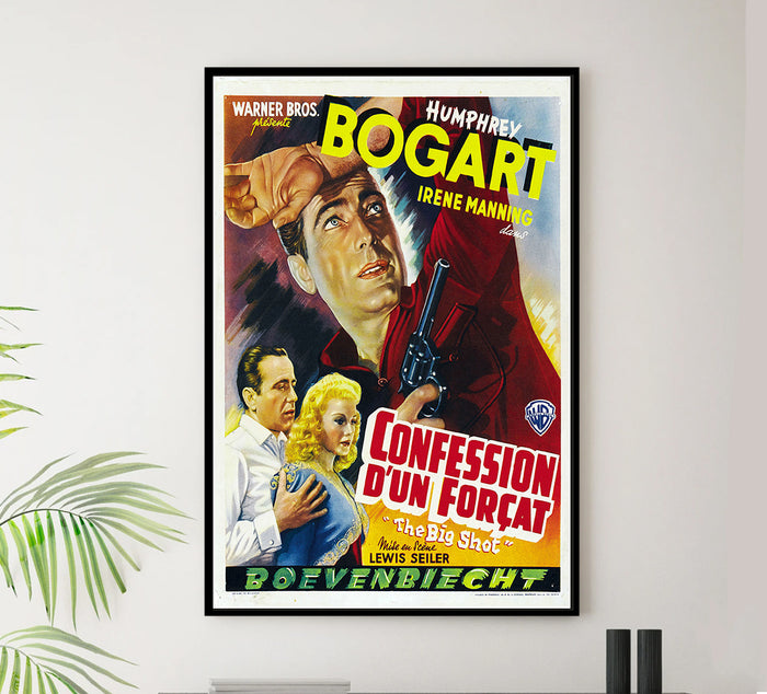 The Big Shot - 1942 - Belgium - Vintage Movie Poster