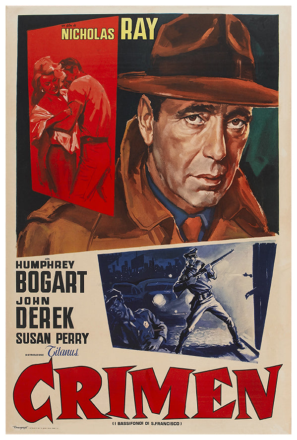 Knock on Any Door - 1949 -Italian v2 - Vintage Movie Poster