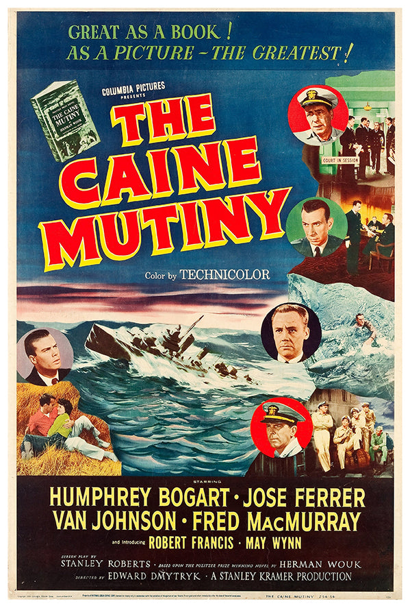 The Caine Mutiny - 1954 - Vintage Movie Poster