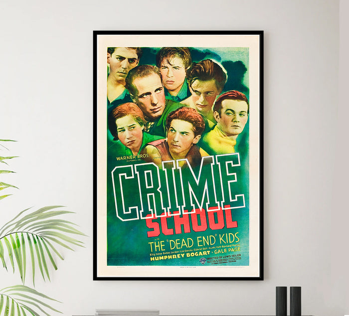 Crime School - 1938 - Vintage Movie Poster