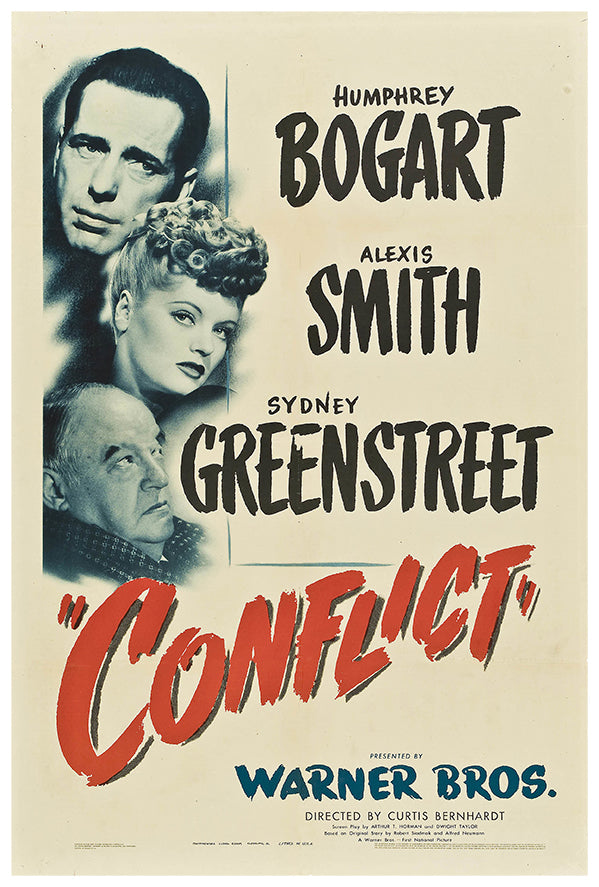 Conflict - 1945 - Vintage Movie Poster