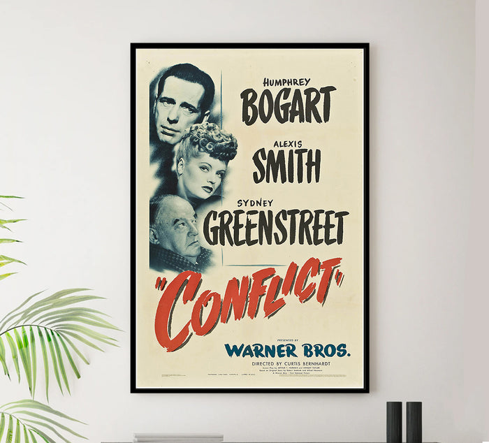 Conflict - 1945 - Vintage Movie Poster
