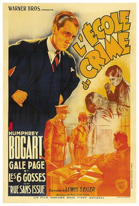 Crime School - 1938 - French - Vintage Movie Poster
