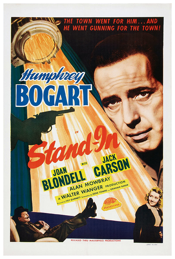 Stand-In 1937 - - US ver 2 - Vintage Movie Poster