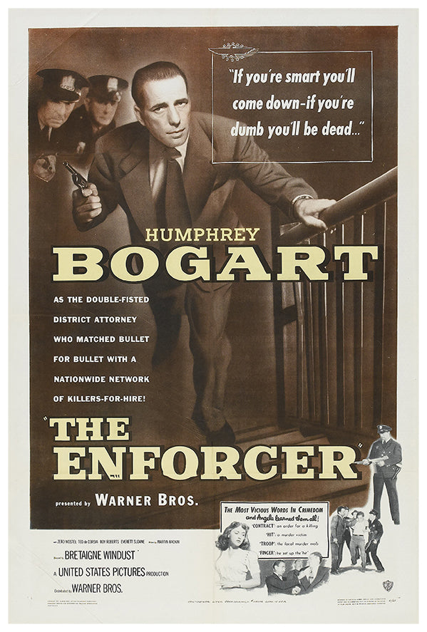 The Enforcer - 1951 - Vintage Movie Poster