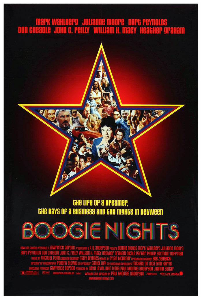 Boogie Nights 1997 v1 - Classic Movie Poster