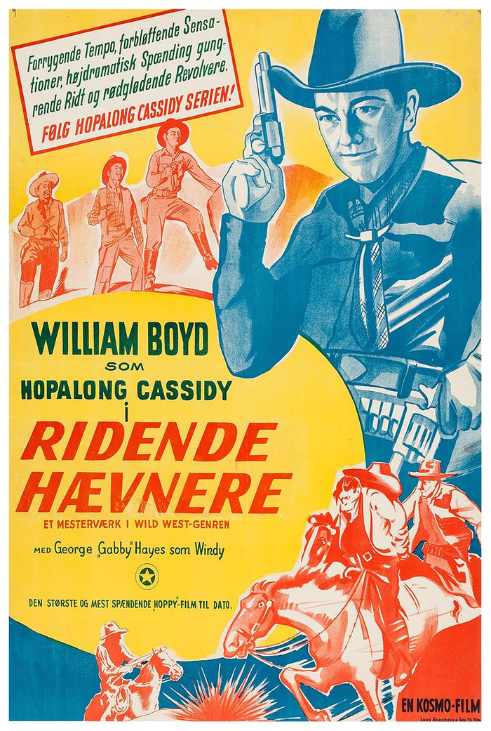 Borderland 1937 - Dutch - William Boyd - Classic Western Movie Poster