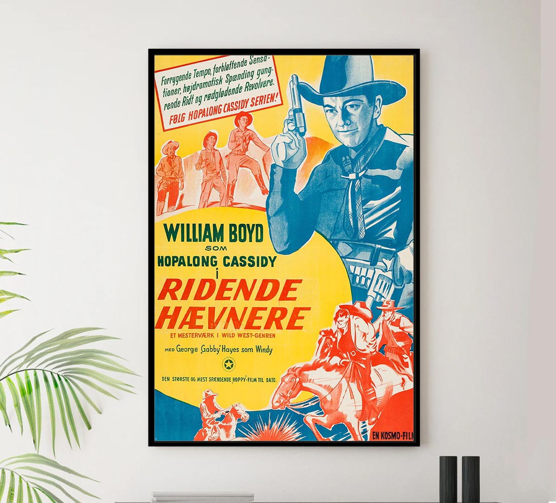 Borderland 1937 - Dutch - William Boyd - Classic Western Movie Poster
