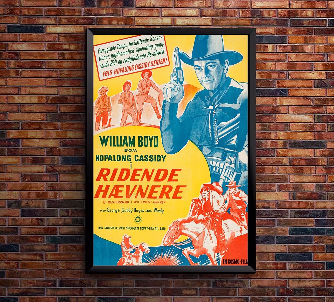 Borderland 1937 - Dutch - William Boyd - Classic Western Movie Poster