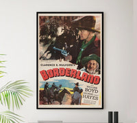 Borderland 1937 - William Boyd - Classic Western Movie Poster