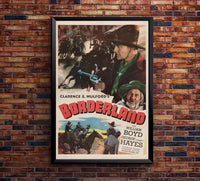 Borderland 1937 - William Boyd - Classic Western Movie Poster