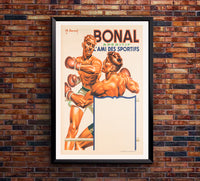 French Boxing - 1940s - Vintage Boxing Poster