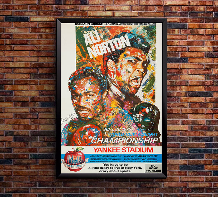 Muhammad Ali vs Ken Norton -1976 - Vintage Boxing Poster