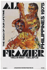 Ali vs Frazier - Thrilla in Manilia v1 - Vintage Boxing Poster