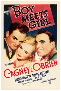 Boy Meets Girl 1938 - James Cagney - US - Classic Movie Poster