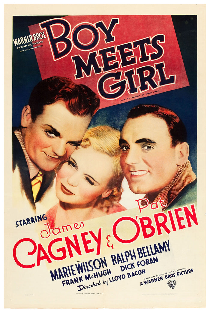 Boy Meets Girl 1938 - James Cagney - US - Classic Movie Poster