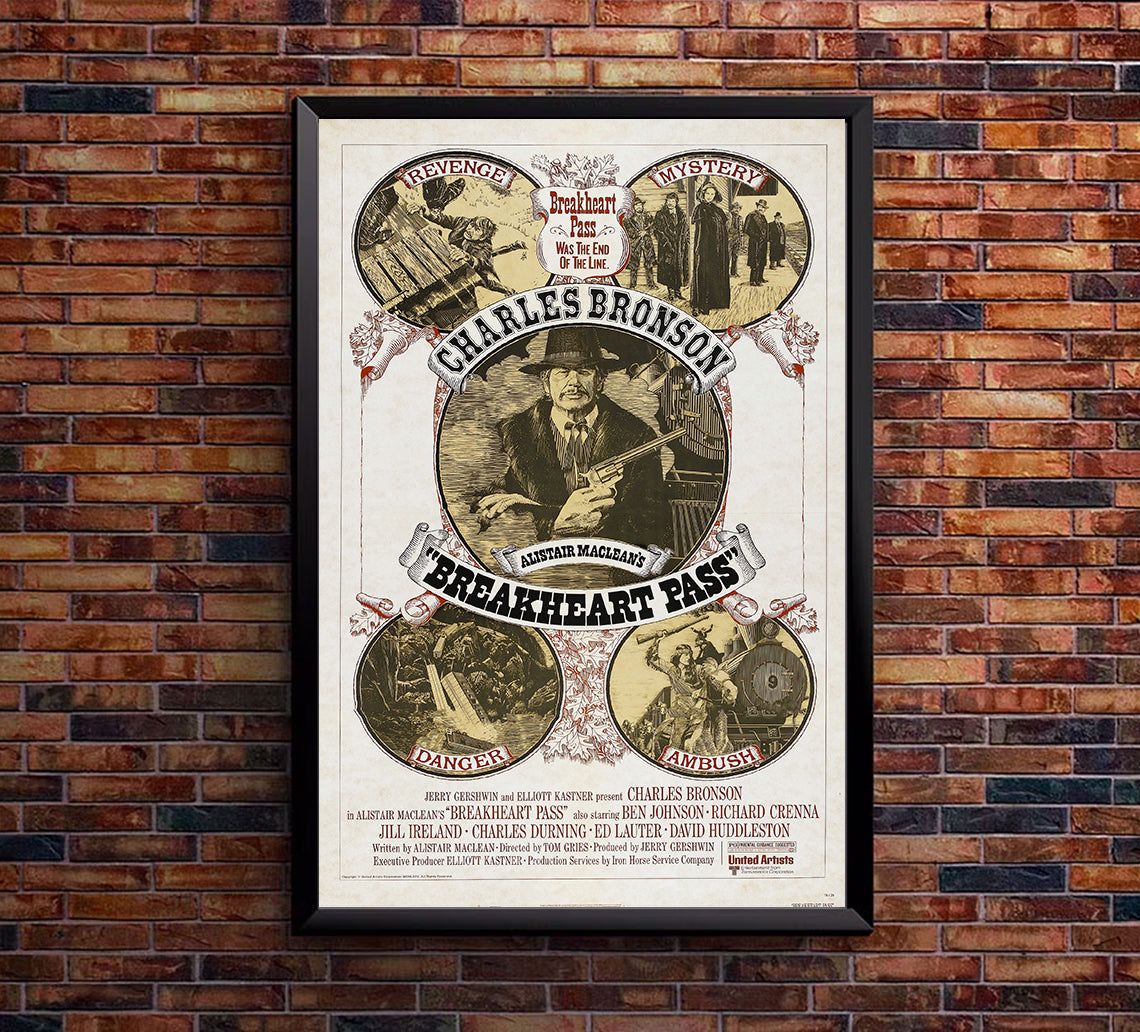 Breakheart Pass 1975 - Charles Bronson - US (2) - Classic Movie Poster