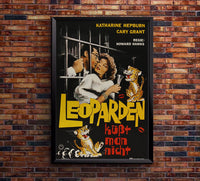 Bringing Up Baby 1938 - Cary Grant - Germany - Classic Movie Poster