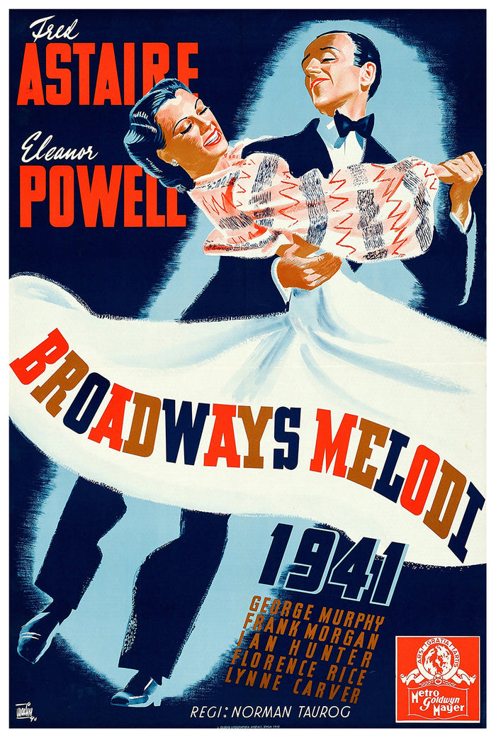 Broadway Melody of 1940 - Sweden - Classic Movie Poster