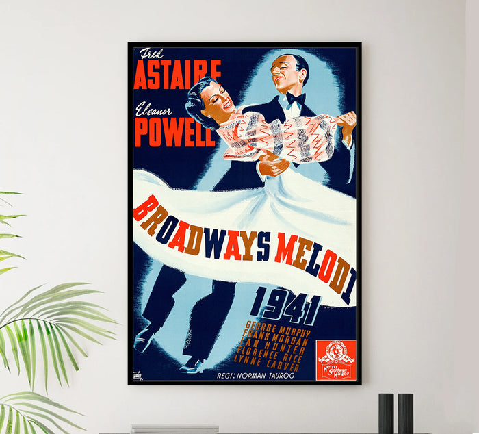 Broadway Melody of 1940 - Sweden - Classic Movie Poster