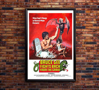 Bruce Lee Fights Back From the Greve - 1978 - Vintage Classic Kung Fu Movie Poster